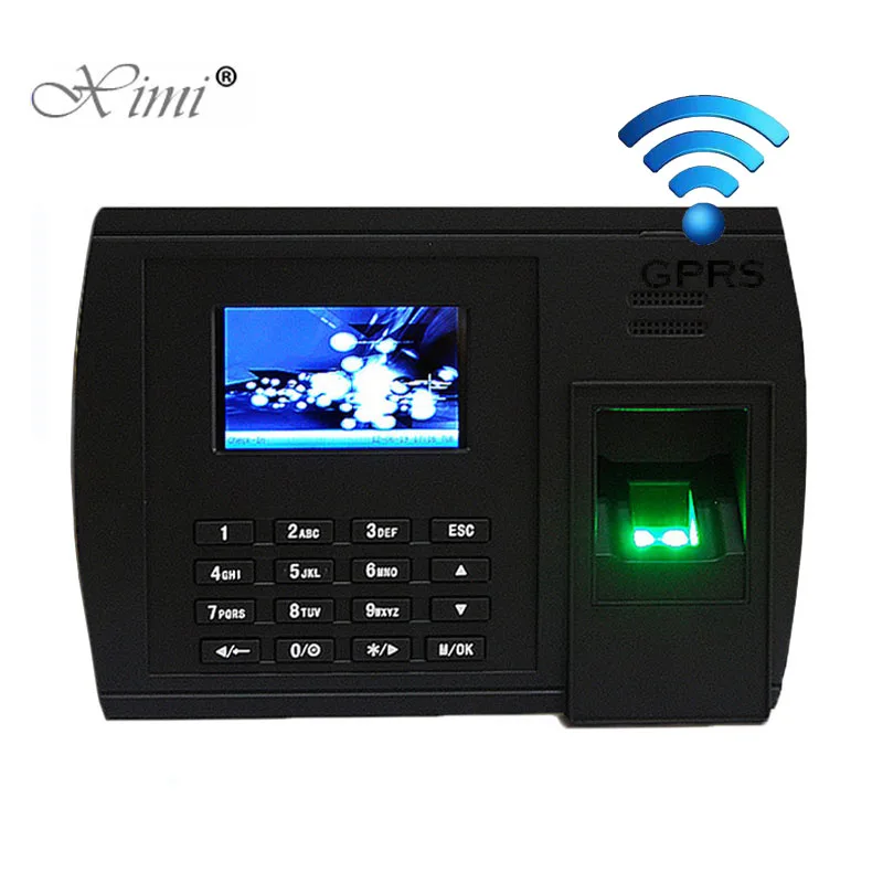 ZK Биометрический отпечаток пальца посещаемость времени XM228 GPRS TCP/IP веб часы Время