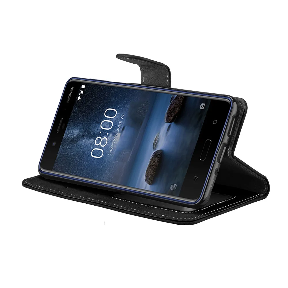 Магнитный матовый чехол для Nokia Lumia 3 5 6 7 8 435 520 535 550 625 630 640 650 830 930 950 XL кошелек PU
