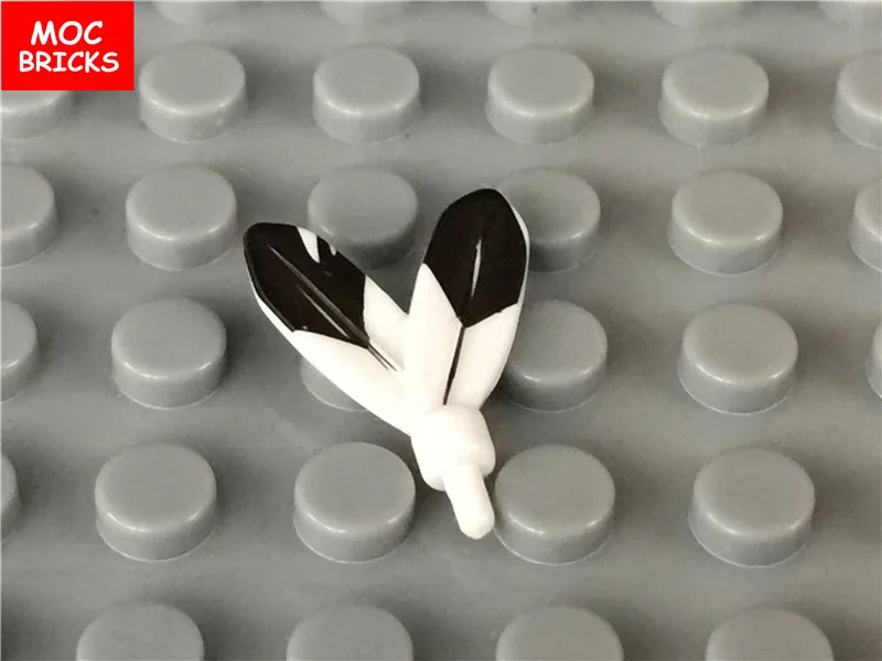 Аксессуары для головных уборов 100 шт./лот перья шлейфа с булавкой и черным