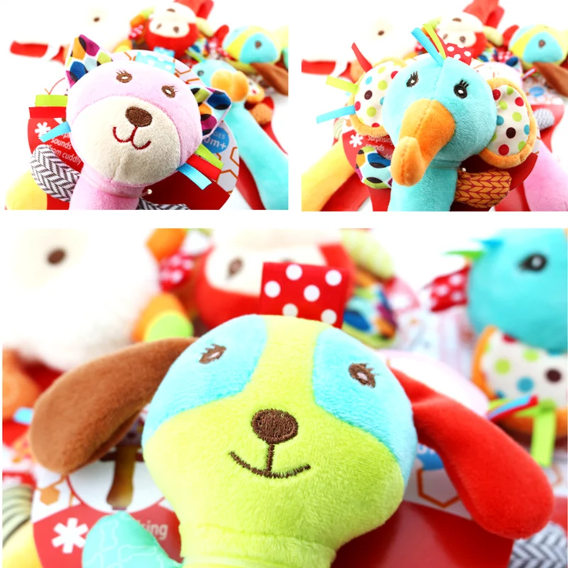 Детская мягкая игрушка в виде обезьянки кота собаки 18 см|Интерактивные игрушки