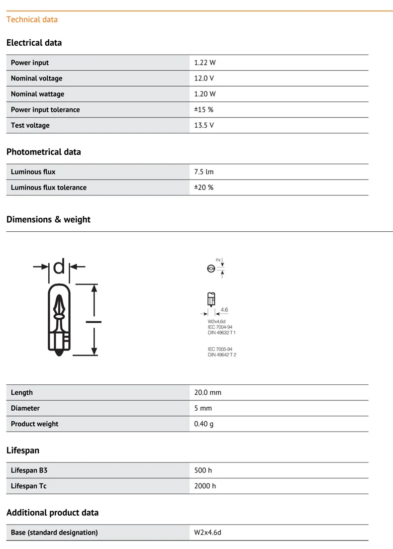 10 шт. OSRAM T5 2721 12 В 1,2 Вт W2* 4.6d оригинальные запасные части инструмента световой индикатор автомобильные лампы стандартные OEM галогенные лампы