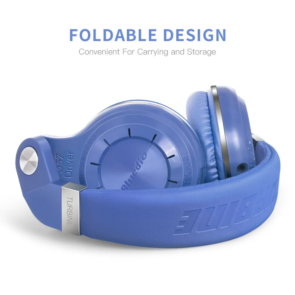 Bluedio T2+ Bluetooth наушники складные накладные наушники BT 4.1 с поддержкой FM и SD карты функции беспроводные гарнитуры с микрофоном