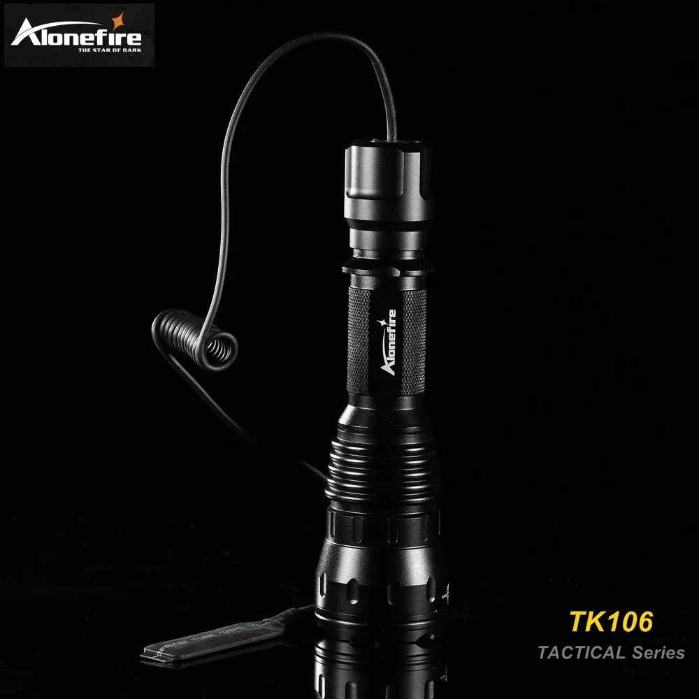 TK106 светодиодный тактический пистолет светильник фонарь 2000 лм вспышка фонарик +