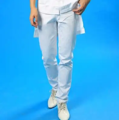Мужские Сценические брюки модные штаны уличные белые корейские для певицы