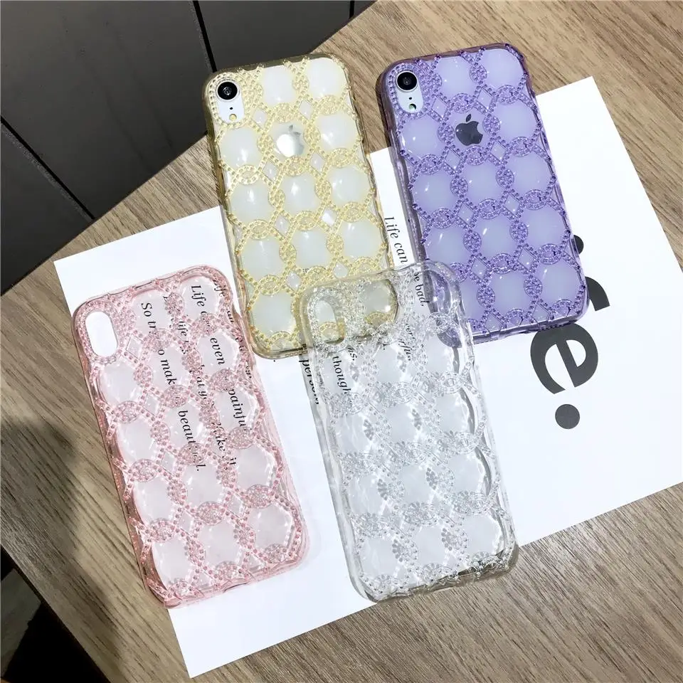 Cute 3D Bee Pattern Case ON THE For iphone XS MAX 6s 7 8 Plus X TPU Soft Back Cover XR Phone Housing Protective |