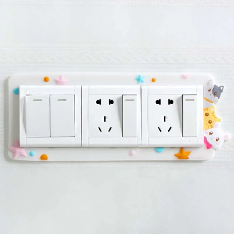 23 Мультяшная светящаяся Наклейка на стену для выключателя DIY Украшение флуоресцентная светится в темноте гостиная детская комната переключатель защитная крышка 1 шт - Цвет: 23