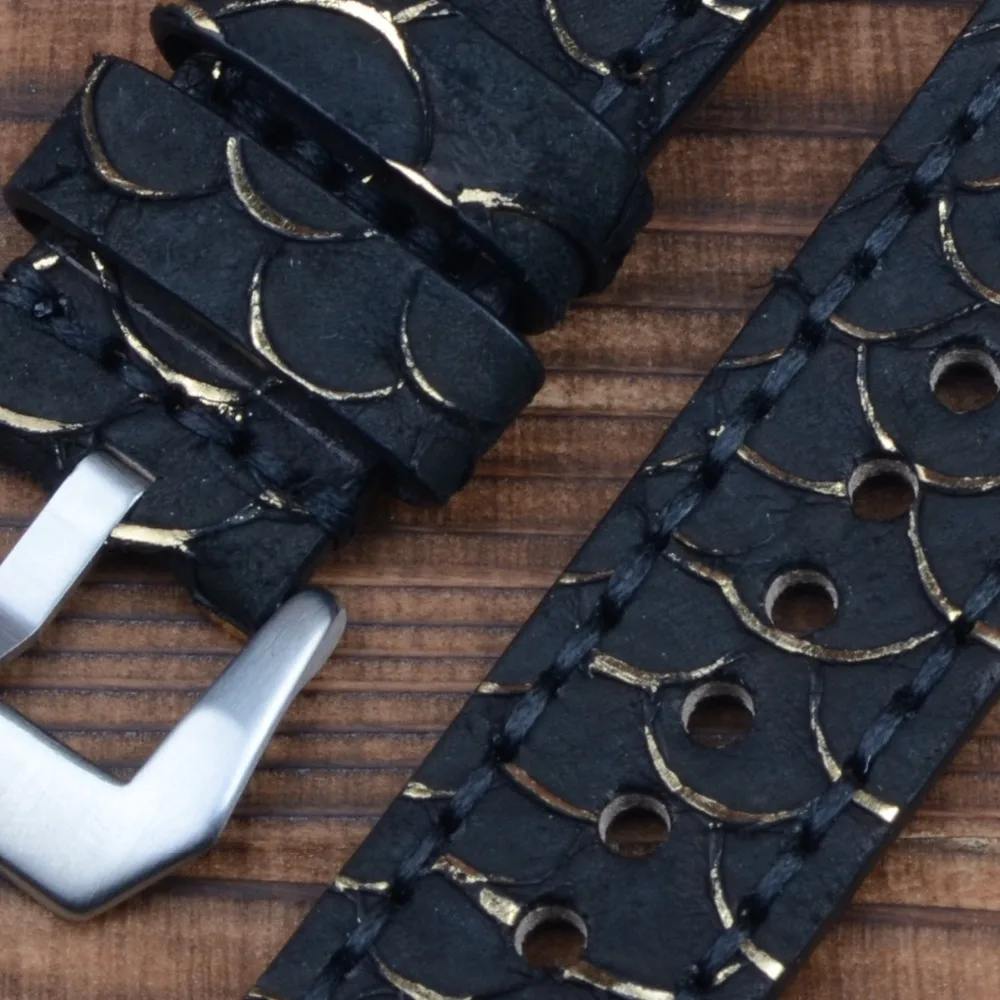 Ремешок для часов из натуральной кожи ручной работы 24 мм|watchband leather|leather lariatleather round