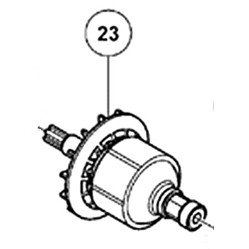 

ARMATURE ASSY DC 12V Replace For Hitachi WR12DMR