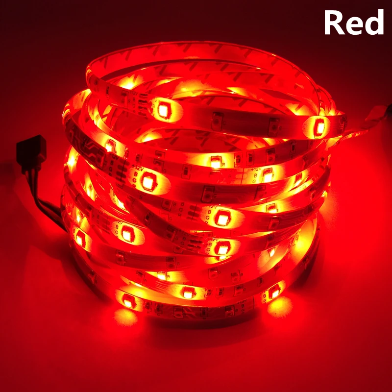 5 м 3528 Водонепроницаемая светодиодная лента RGB Светодиодная e Light 12 в 60