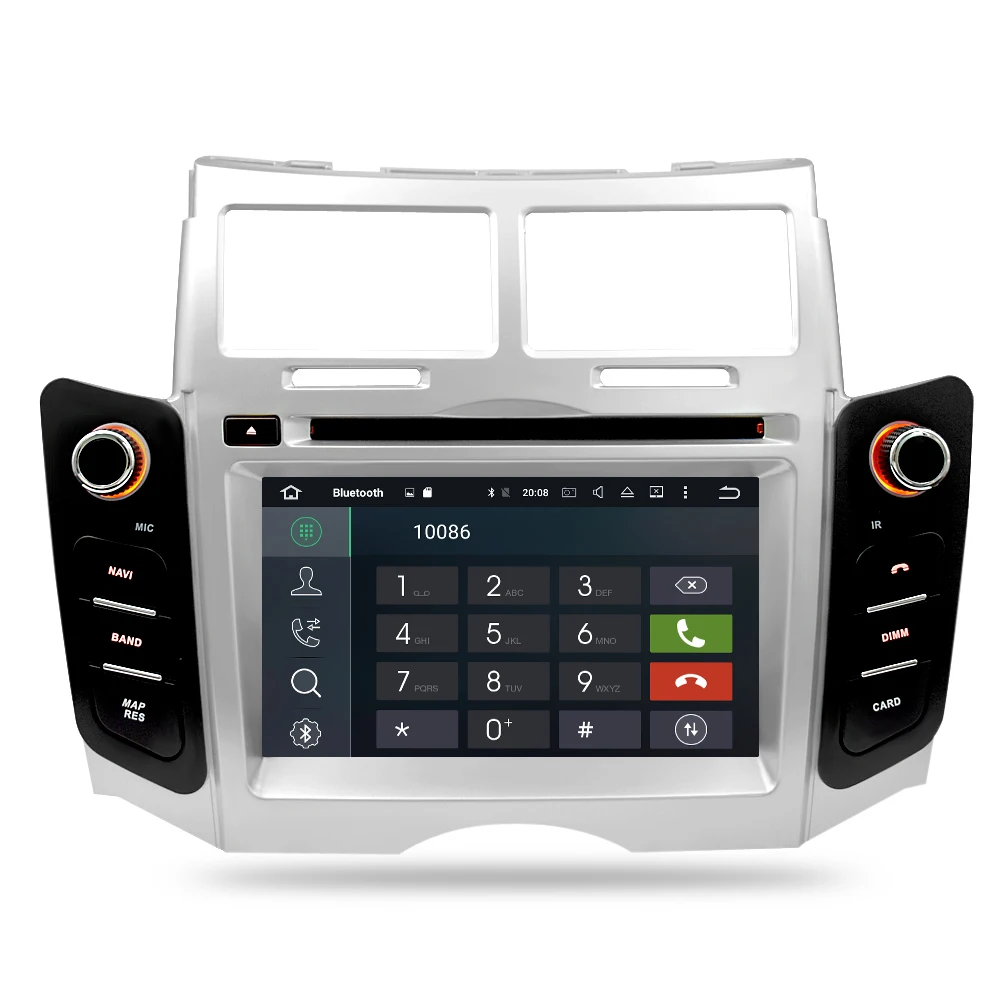 Ips Android 9,0 автомобильный dvd-плеер gps навигация Мультимедиа Стерео для Toyota Yaris 2005-2011 Авто Радио Аудио Bluetooth головное устройство