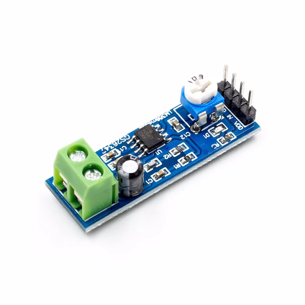 DIY LM386 супер аудио усилитель 200X усиление моно модуль Плата 5 12 В|Интегральные