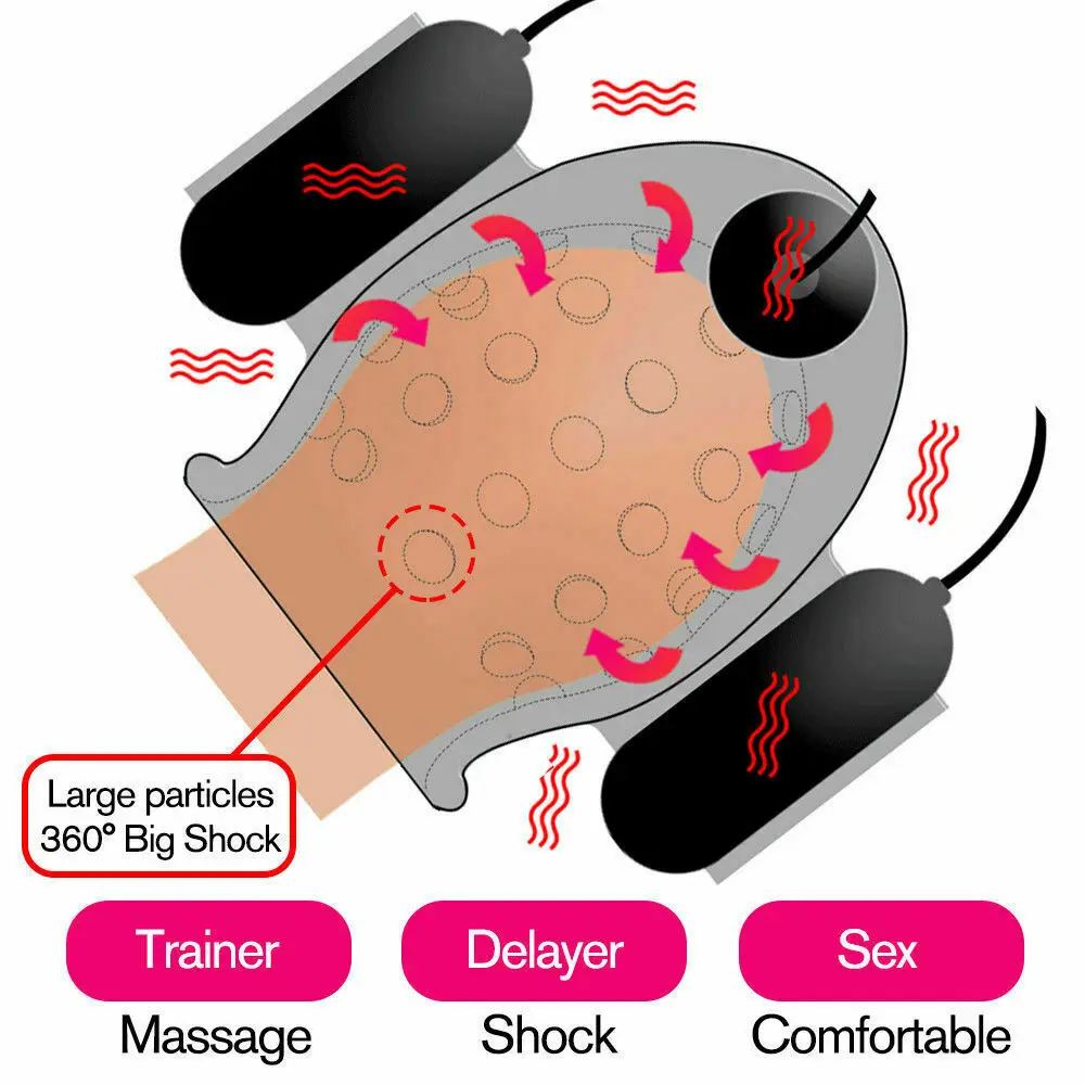 Презерватив с пультом дистанционного управления 12 частот Вакуумный Насос