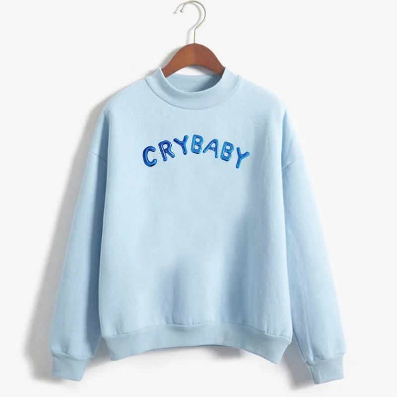 Женская забавная Толстовка Cry Baby розовая толстовка с длинным рукавом теплые