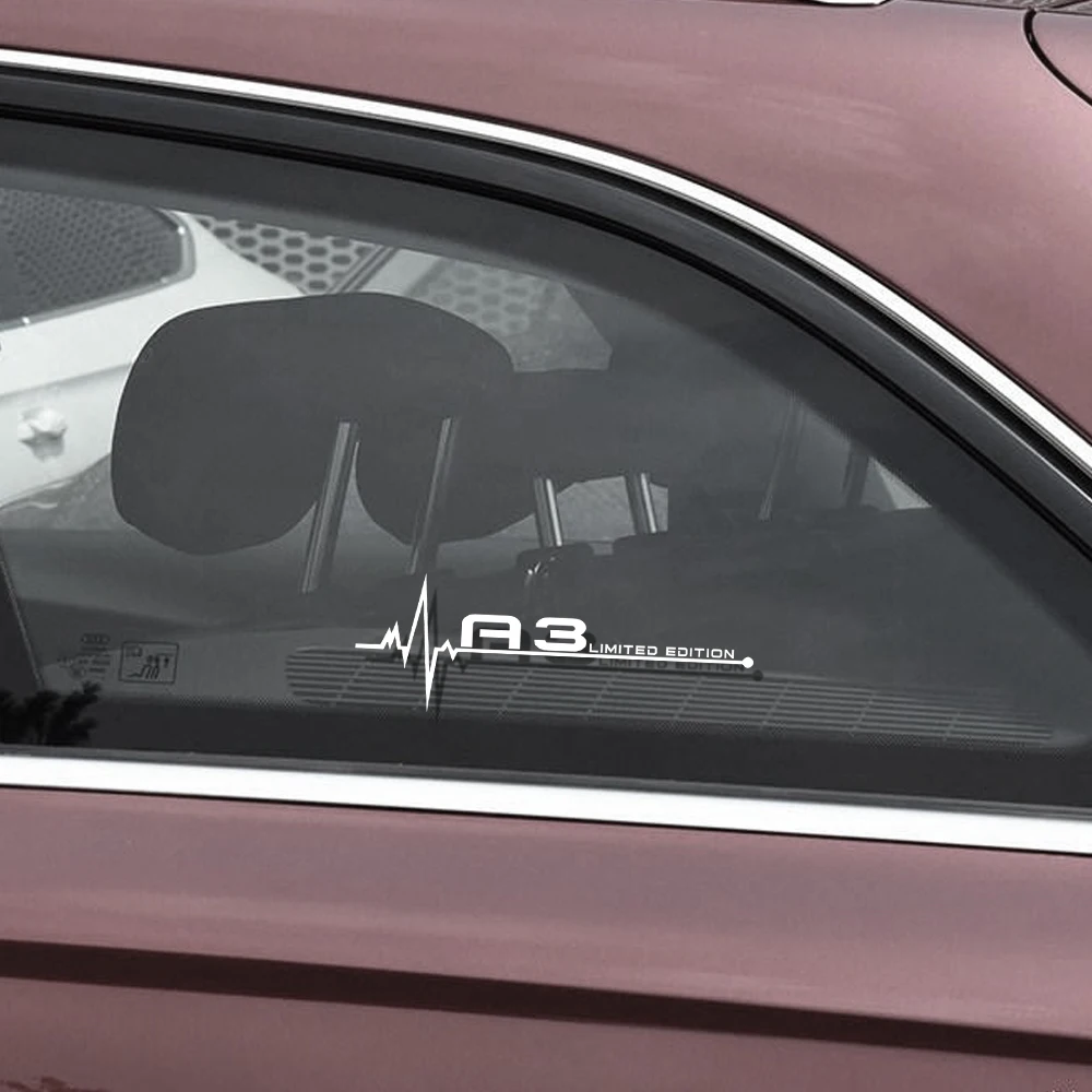 Автомобильный Стайлинг светоотражающие наклейки на окна для Audi A1 A3 A4 A5 A6 A7 A8 Q3 Q5 Q7