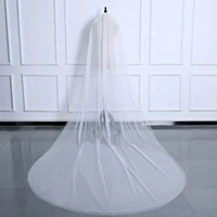 wedding veils 3 meters with comb long two layers bridal veil 2021 cheap wedding accessories
