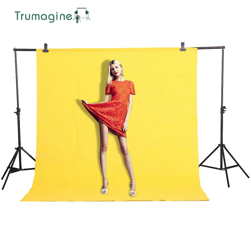 

1.6X2M/5.2X6.5ft Photography Background Backdrop Smooth Muslin Yellow Chromakey Cromakey Background Cloth For Photo Studio Video