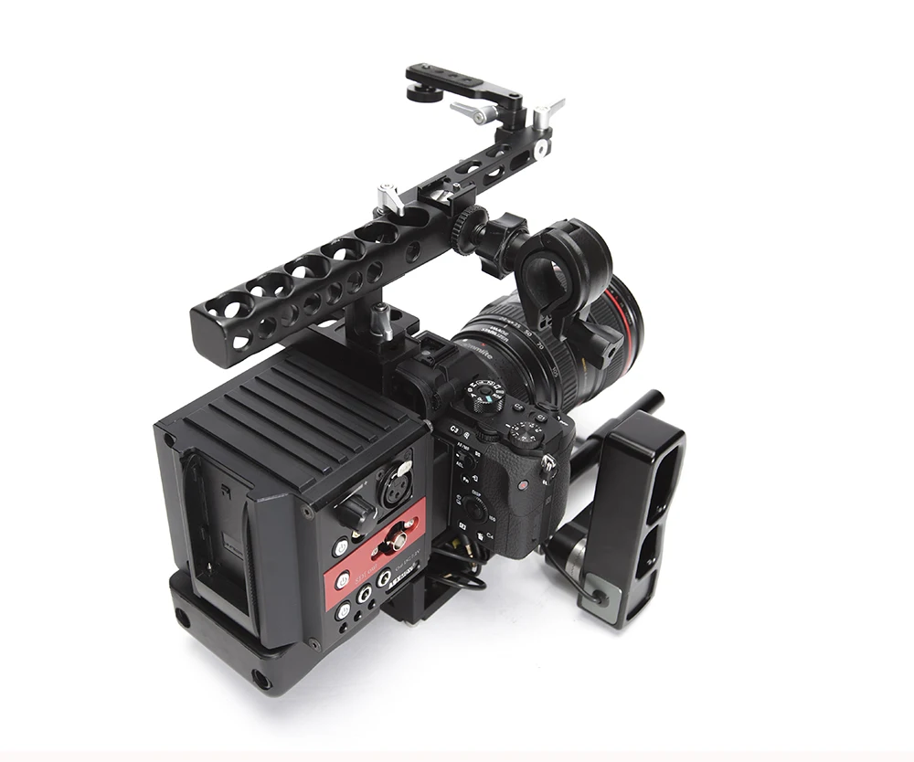 ASXMOV Скорпион dslr камера плечо rig фильм Комплект камера клетка rig для panasonic gh5