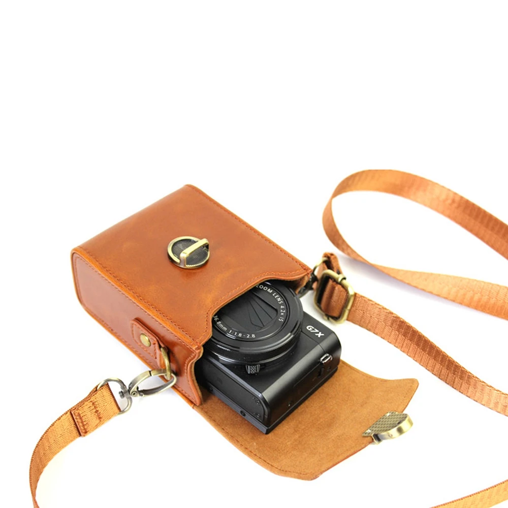 Чехол из искусственной кожи для камеры Canon Powershot G9x II G7x Mark III SX740 SX730 SX720 SX710 SX700 SX620 SX610