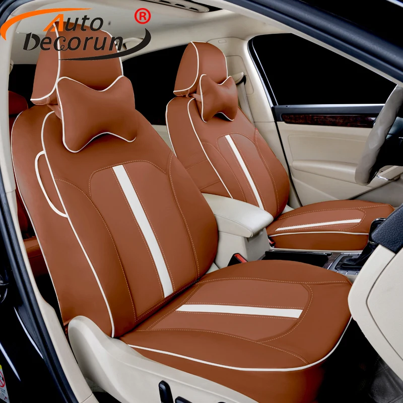 AutoDecorun из искусственной кожи чехол на автомобильное сиденье для Audi 100 аксессуары