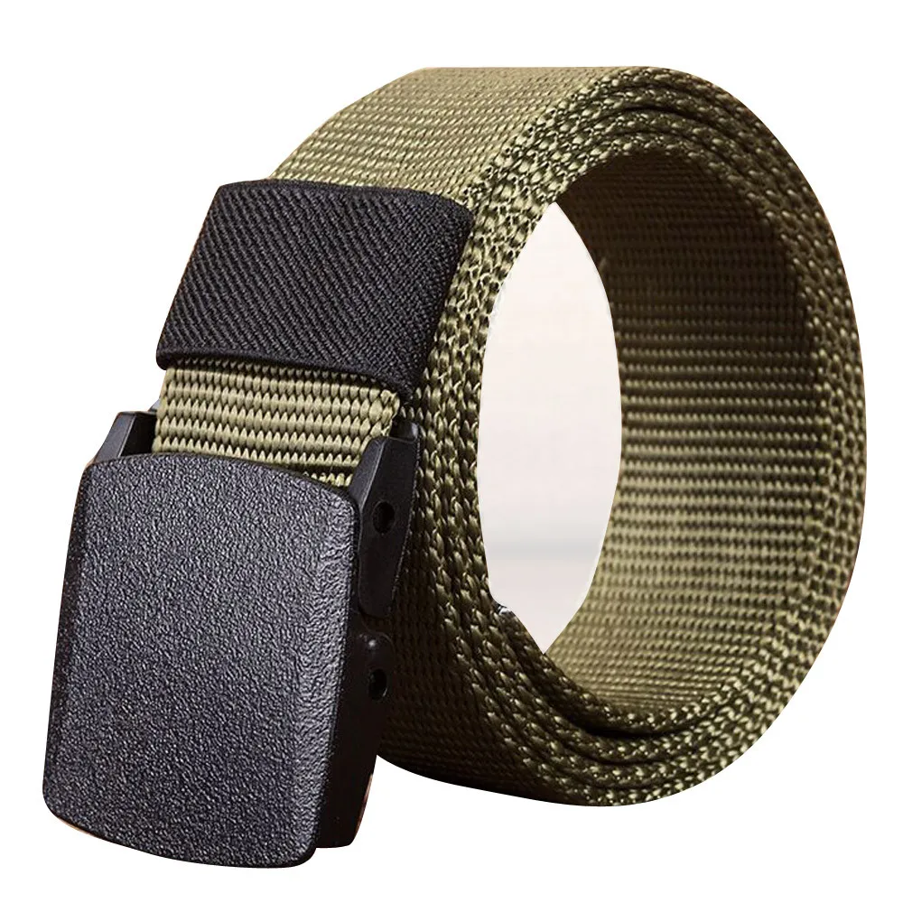 &amp40 Men's Outdoor Sports Nylon Belts Canvas Web Belt Dazzling Buckle Retro Design fashion Waistband men belt buckle | Аксессуары