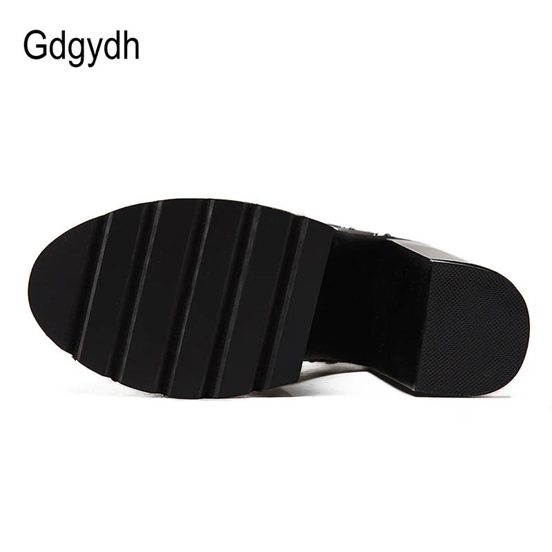 Gdgydh/модные женские туфли лодочки на высоком каблуке Сезон весна осень Кожаные