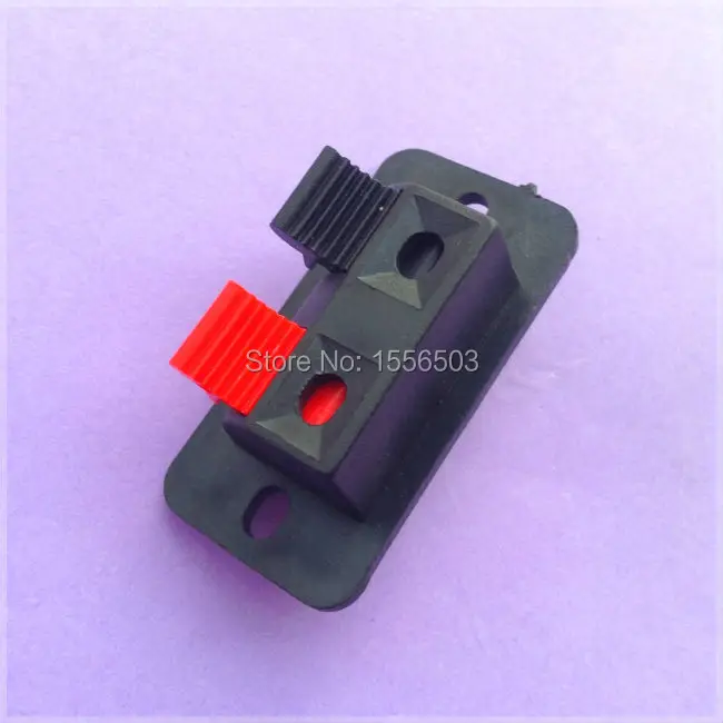 20X 2 контактный кабельный зажим клиновидный пружинный бит красный черный