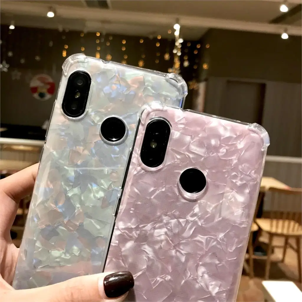 Противоударный мраморный защитный чехол для XiaoMi 9 SE 8 Lite A2 A1 Play RedMi Note 7 6 Pro 5 Plus 6A