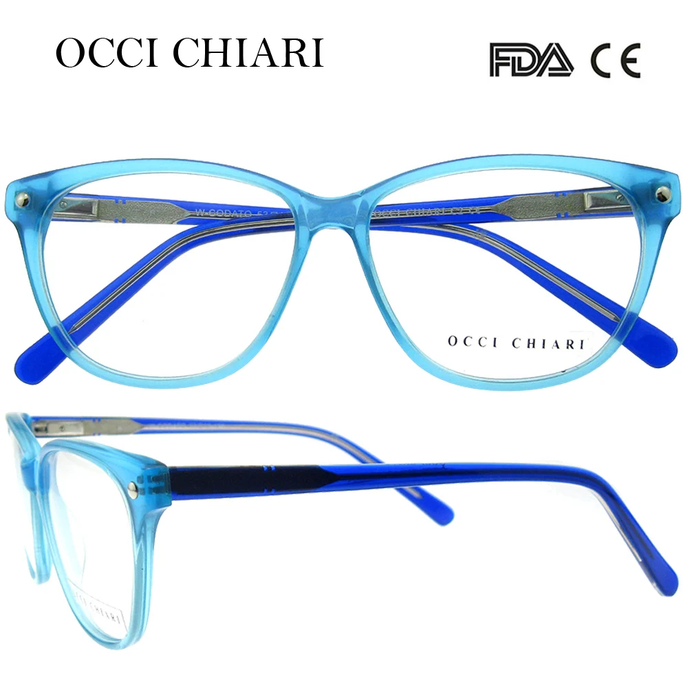 OCCI CHIARI 2018 новый дизайн модные женские очки анти синий светильник прозрачные из