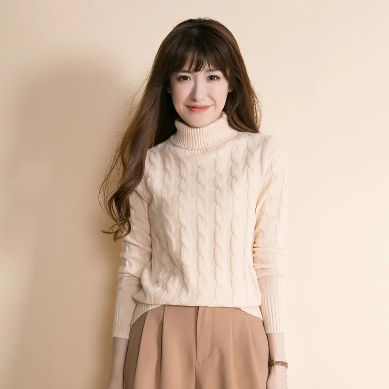 2017 Осенне-зимняя обувь Новый женский Высокий воротник кашемир тонкий