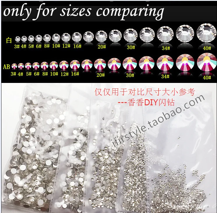 Topstone стразы s задняя часть искусство ногтей украшения розовый цвет розы не ss3 ss34 on