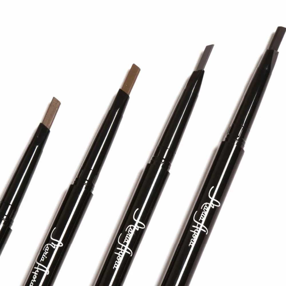 4 цвета стойкий для бровей карандаш мягкие и гладкие модные макияжные трафареты