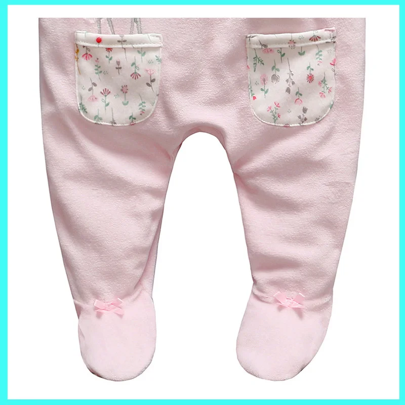 Детский комбинезон с длинным рукавом цветочным принтом | Мать и ребенок