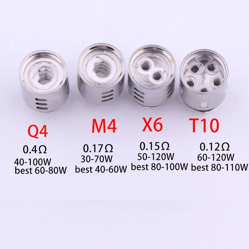 XFKM 3 шт. subohm P Сменные спирали катушка головка для V12 Prince Atomizer Q4/M4/X6/T10/x2 clapton/mesh