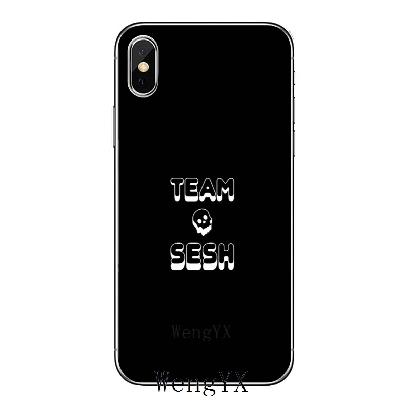 Для Apple iPhone X XR XS Max 8 7 plus 6s 6 plus SE 5S 5c 5 4S 4 модный роскошный мягкий чехол для телефона - Цвет: Rapper-Sesh-A-08