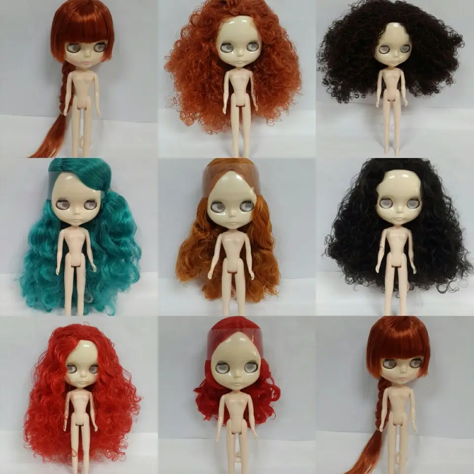 Без глазных чипов без макияжа кукла блайз|eye chips|make blythe dolldoll making |