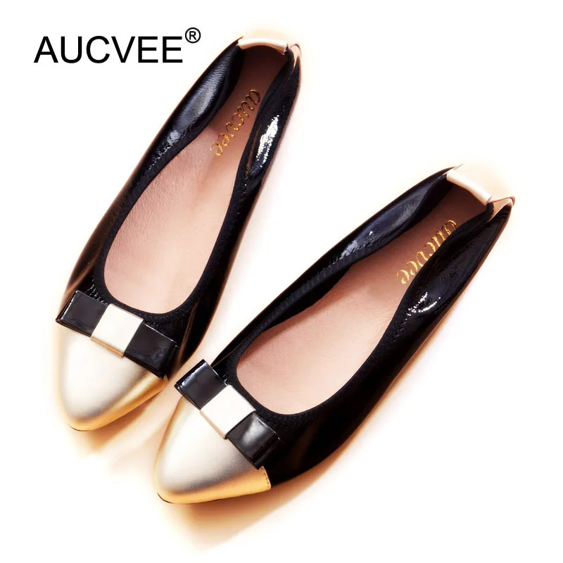 

Women Flats Bowknot Design Loafers 2021 New Spring Ballerinas Women Lady Causal Genuine Leather Shoes Slip-on Ballet Shoes Woman