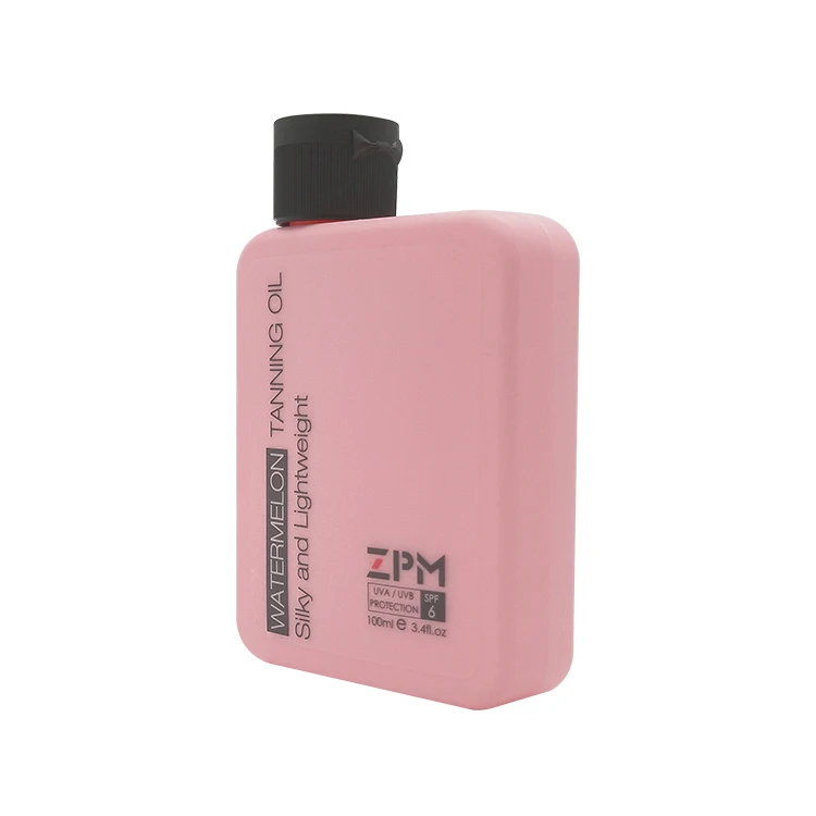 ZPM арбуз/Cacao масло для загара, SPF 6, широкий спектр защиты UVA/UVB, кокосовое масло, Vintam E, гипоаллергенный, 3,4 oz./100mlx2