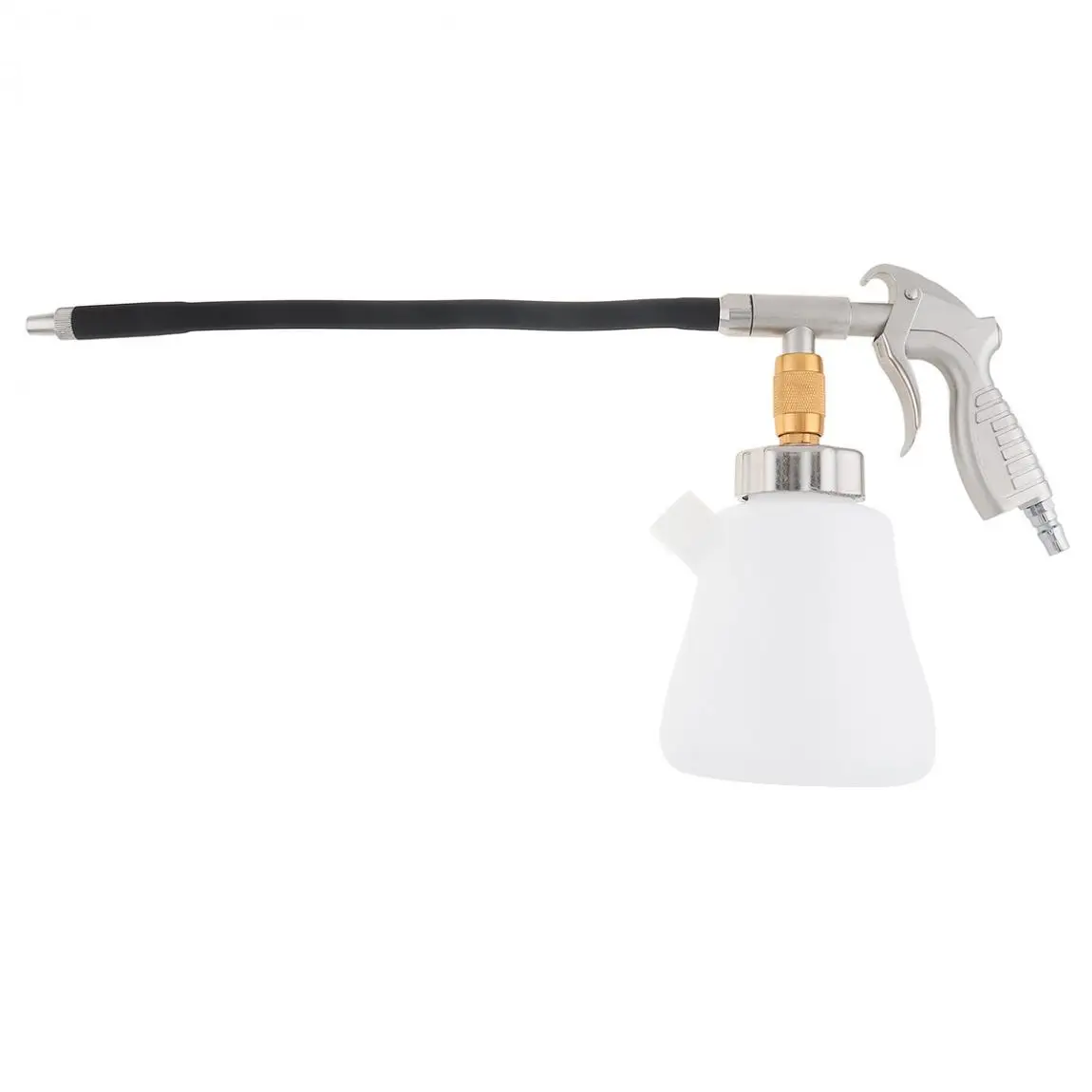 

Spray Gun 1 Litre Universal-type Hand-held Pneumatic Washing Cleaning Gun with ABS Foam Pot and Flexible Hose Head for Car Wash