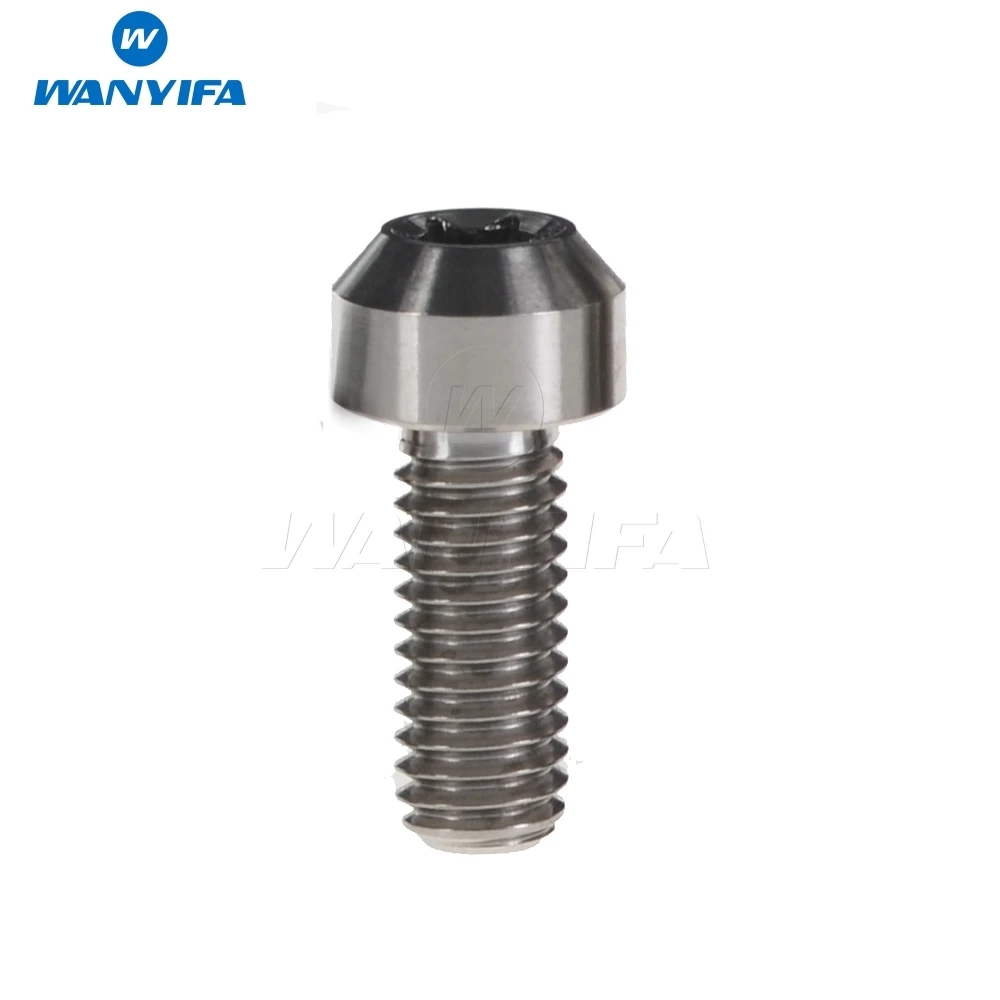 Титановый "Wanyifa" с шестигранной головкой M6 x 10 15 20 25 30 35, 40 45 50 60 65 мм велосипедный вынос руля мотоцикла тормозной болт для гарнитуры