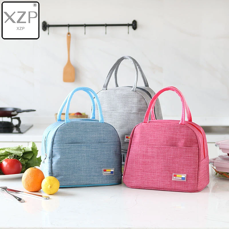 

Водонепроницаемая сумка-холодильник XZP из ткани Оксфорд, теплоизолированная портативная школьная сумка для обедов, сумка-холодильник, Терм...