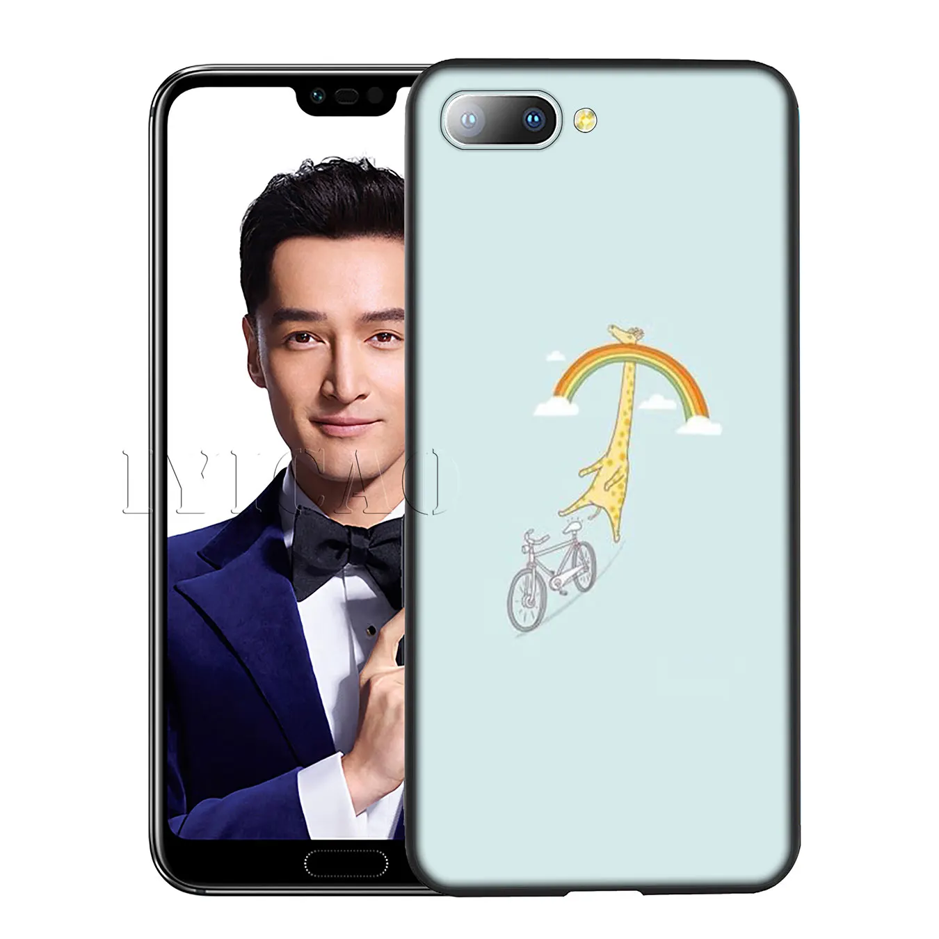 Iyicao велосипед Спорт Защитный силиконовый мягкий чехол для Huawei Y7 Y6 Prime Y9 2018 Honor 8C 8X8 9