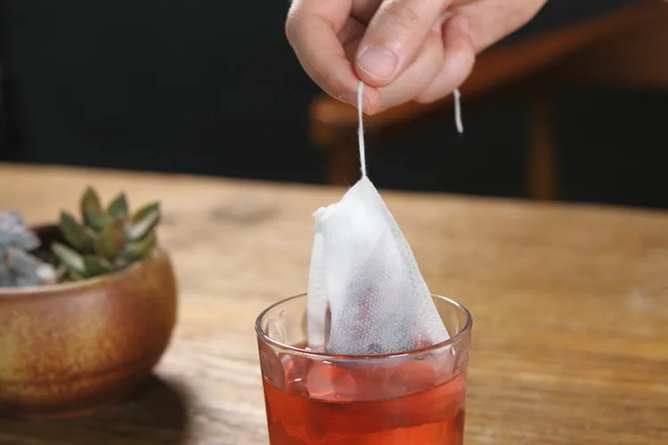 100Pcs/Lot Empty Tea Bags With String Heal Seal Filter Paper for Herb Loose 5.5 x 7CM | Дом и сад