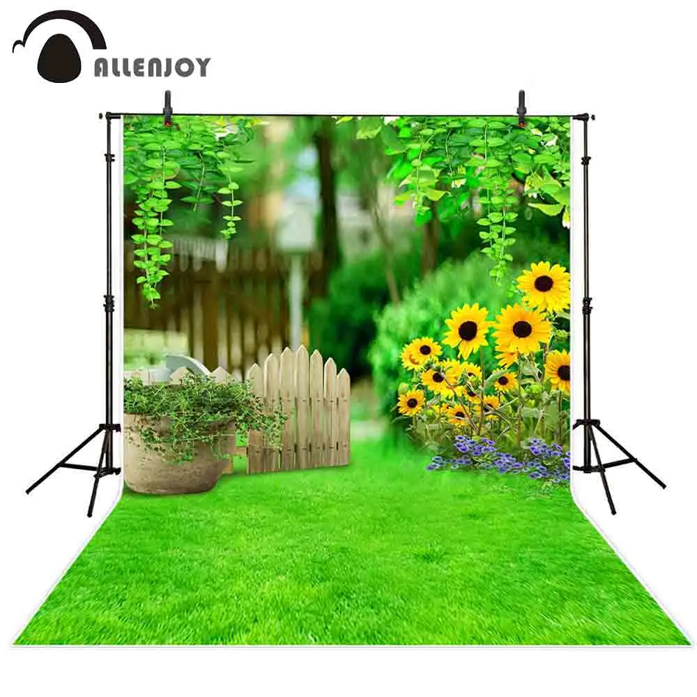 Allenjoy фон для фотосъемки на тему весны Пасхи реквизит с деревянным забором