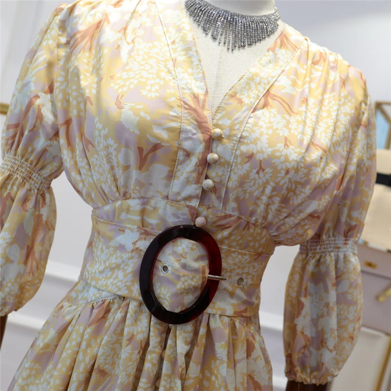 Высокое уличное Новое модное лето 2019 дизайнерское подиумное Платье женское с