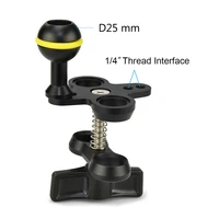 ball arm clamp camera waterproof case tray ball joint arm system combination clamp 14 inch screw hole mount attachment