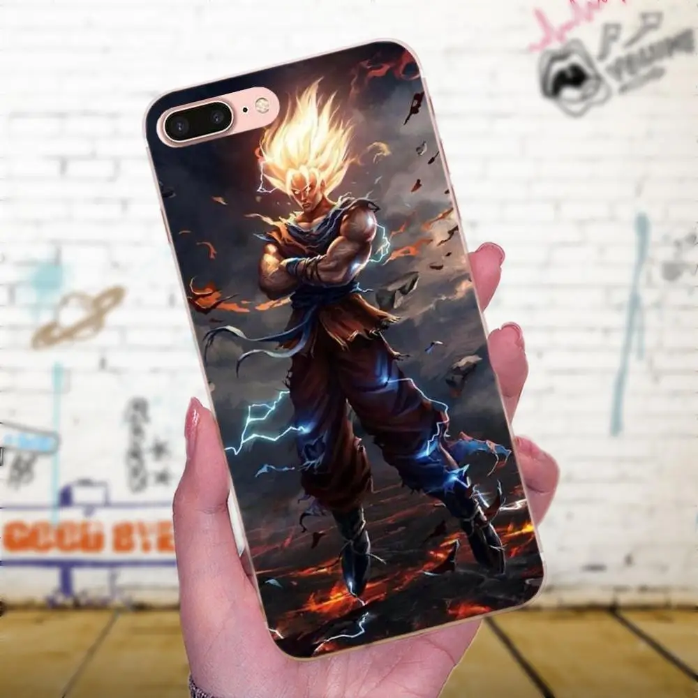 Dragon Ball Z Goku высококлассные для Huawei P7 Honor 4C 5A 5C 5X 6 6C 6A 6X 7 7X 8 9 V8 V10 Y3II Y5II Y6II G8 Play Lite |