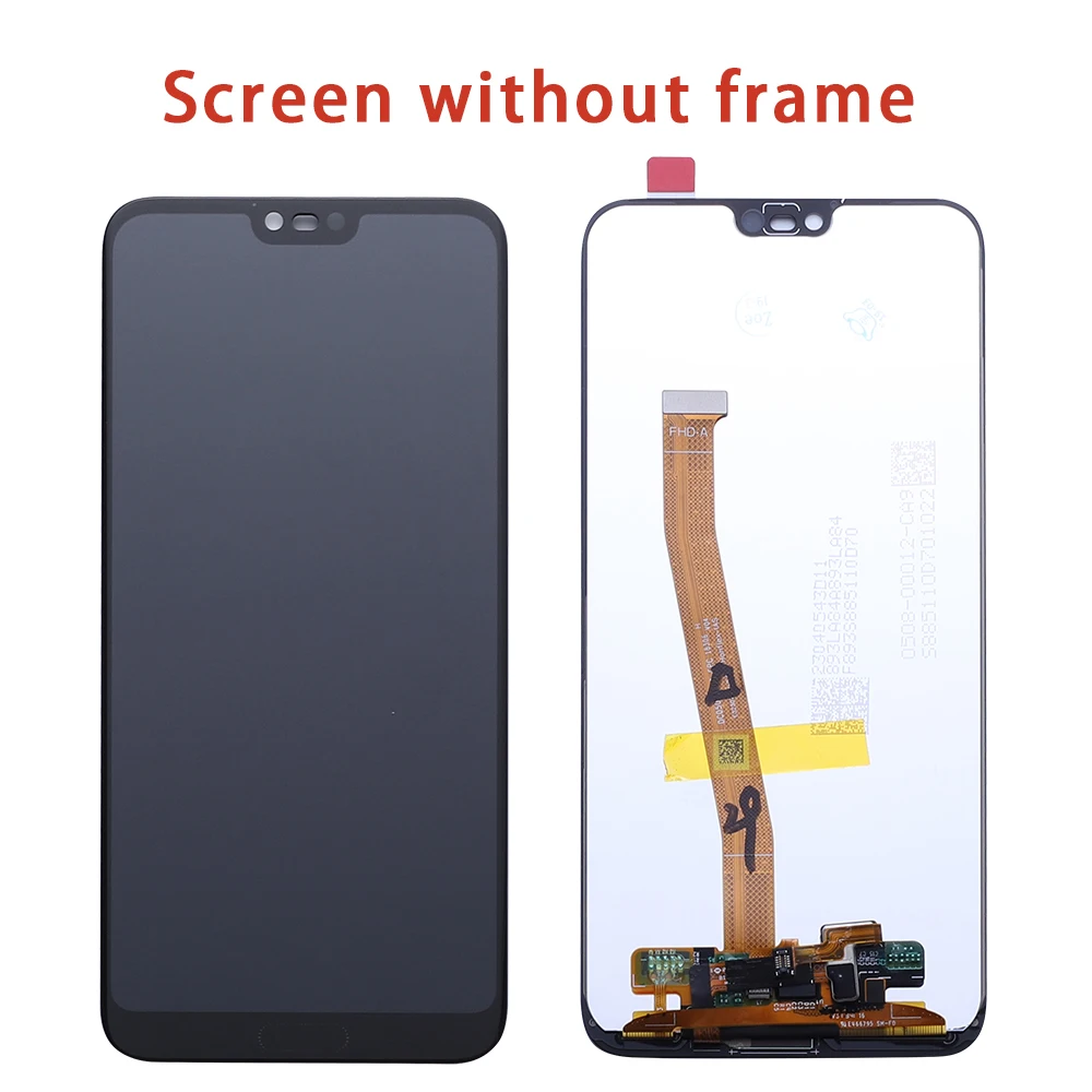 Оригинальный экран для Huawei Honor 10 ЖК дисплей сенсорный с рамкой COL L29 отпечатком