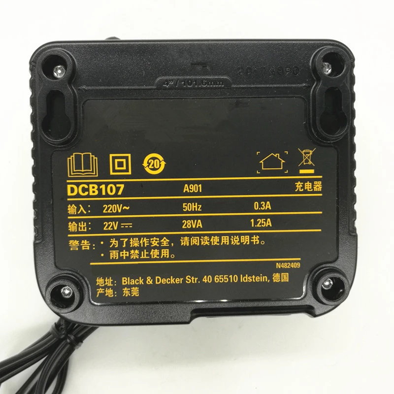 Зарядное устройство для Dewalt 10 8 В 14 4 18 в литий ионный аккумулятор DCB105 DCB101 DCB115 DCB203
