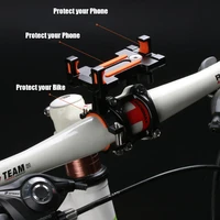 universal aluminum alloy motorcycle phone holder stand support for iphone gps bike holder support telephone moto for xiaomi