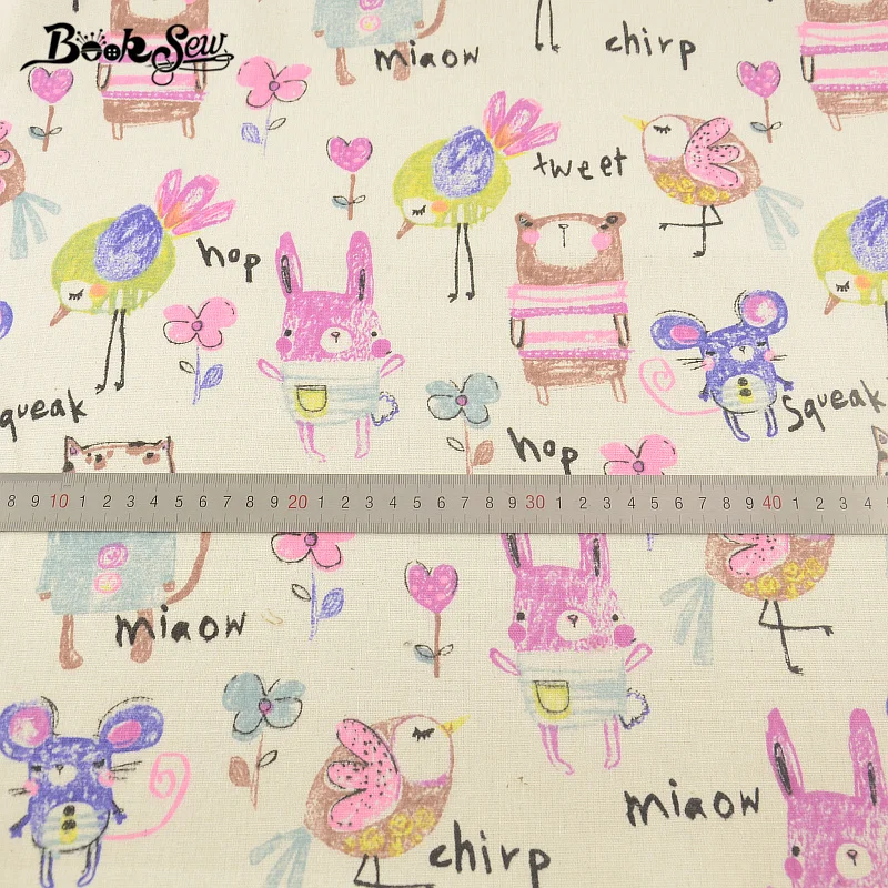 Booksew домашний текстиль с милыми рисунками из мультфильмов хлопчатобумажная